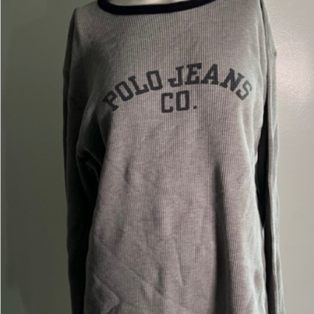 Waffle long sleeve shirt
Ralph Lauren Polo Jeans Co.
Mens XL
